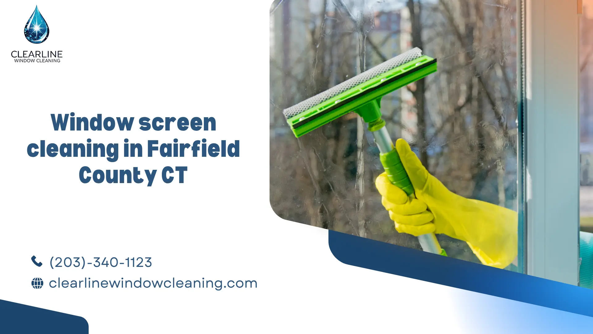 Window screen cleaning in Fairfield County CT