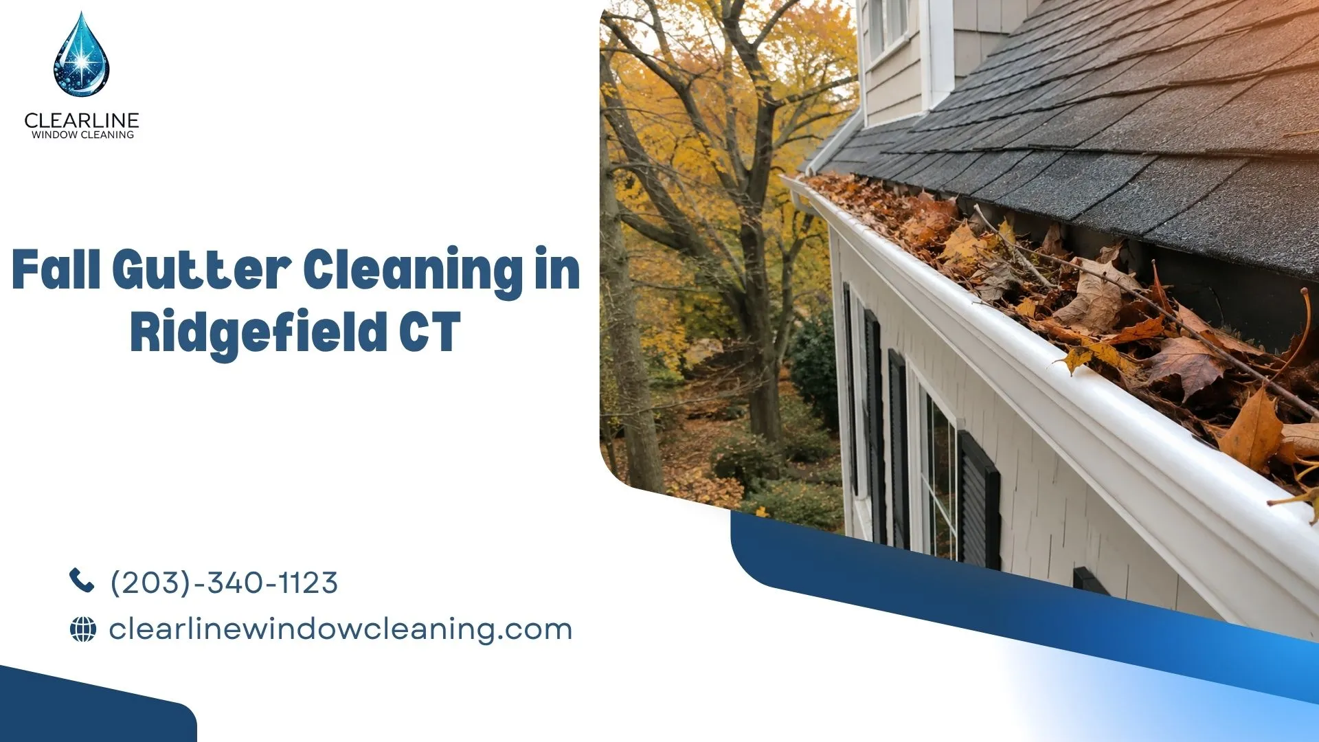 Fall Gutter Cleaning in Ridgefield CT