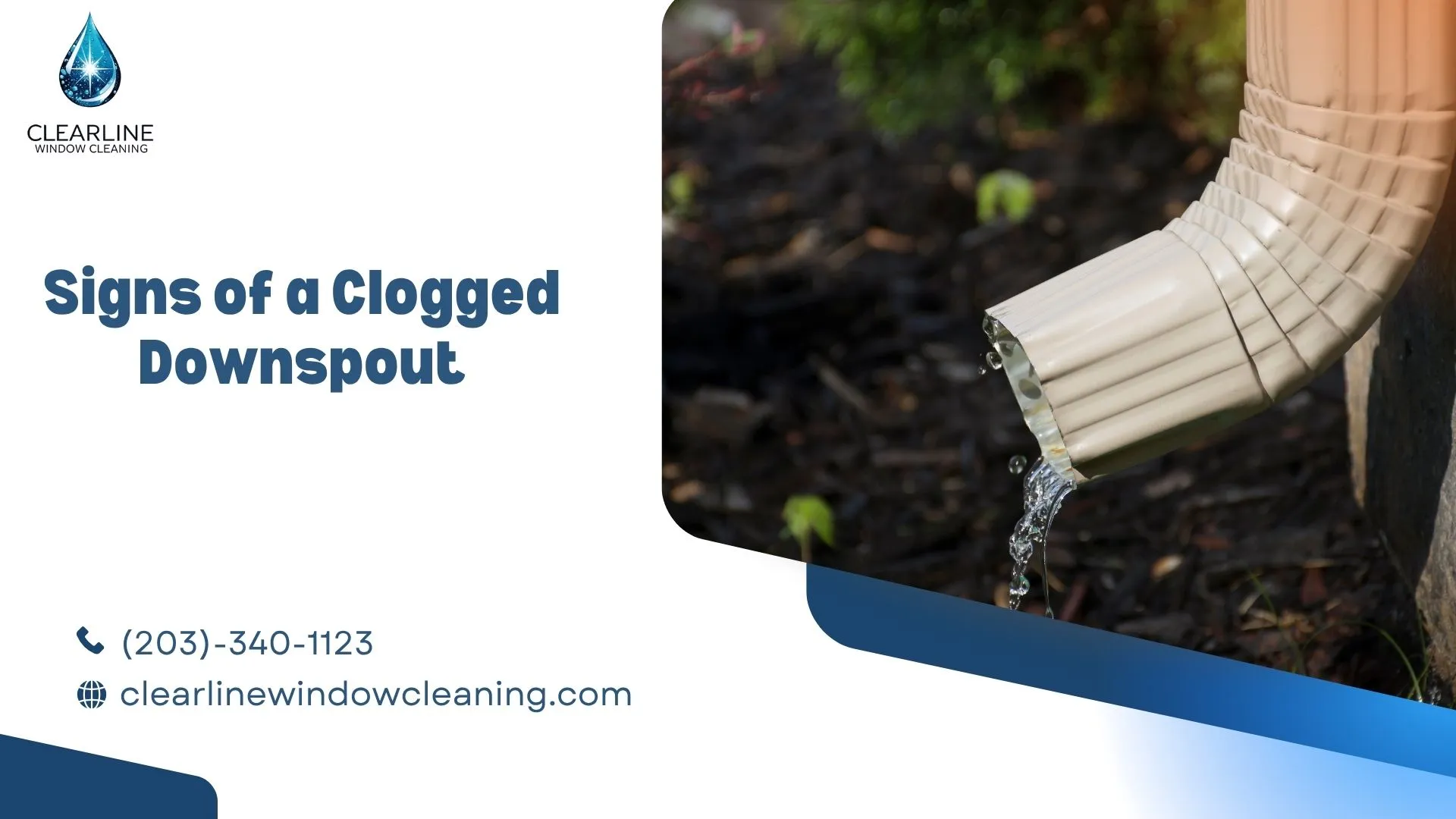 Signs of a Clogged Downspout