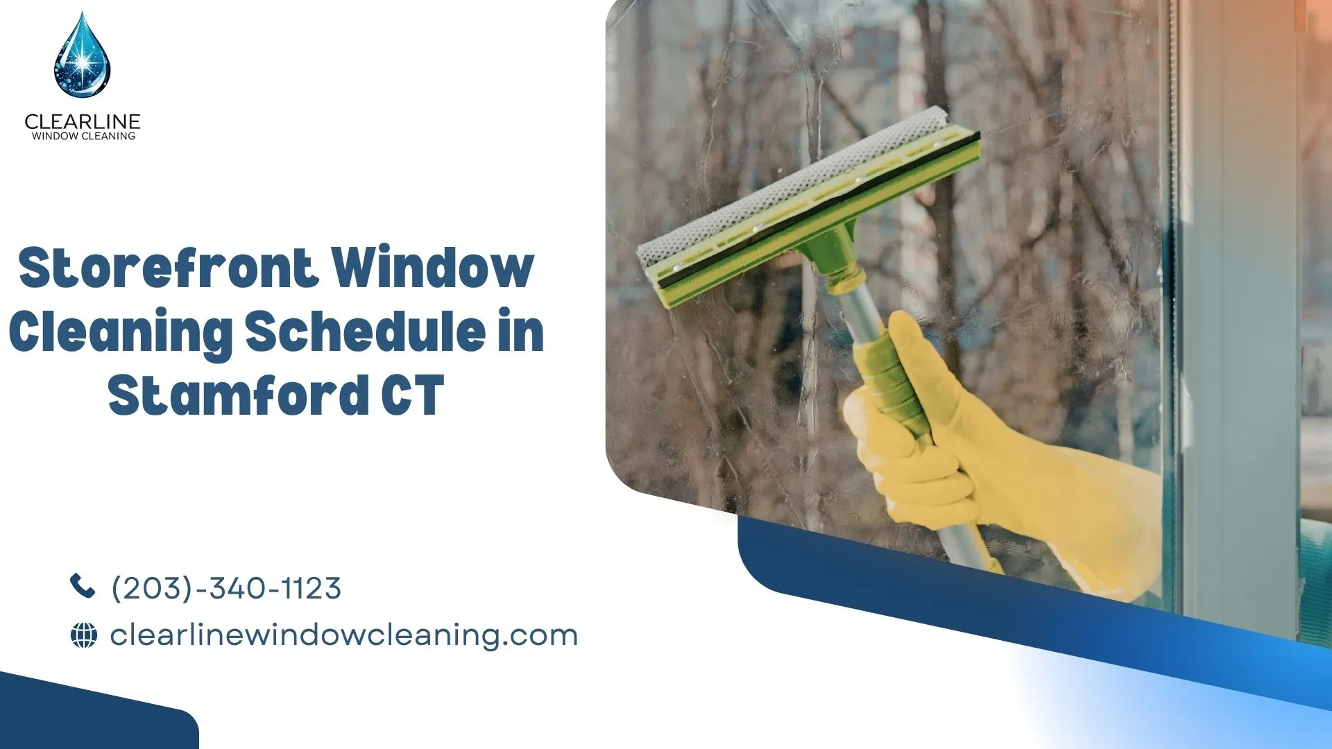 Storefront Window Cleaning Schedule in Stamford CT