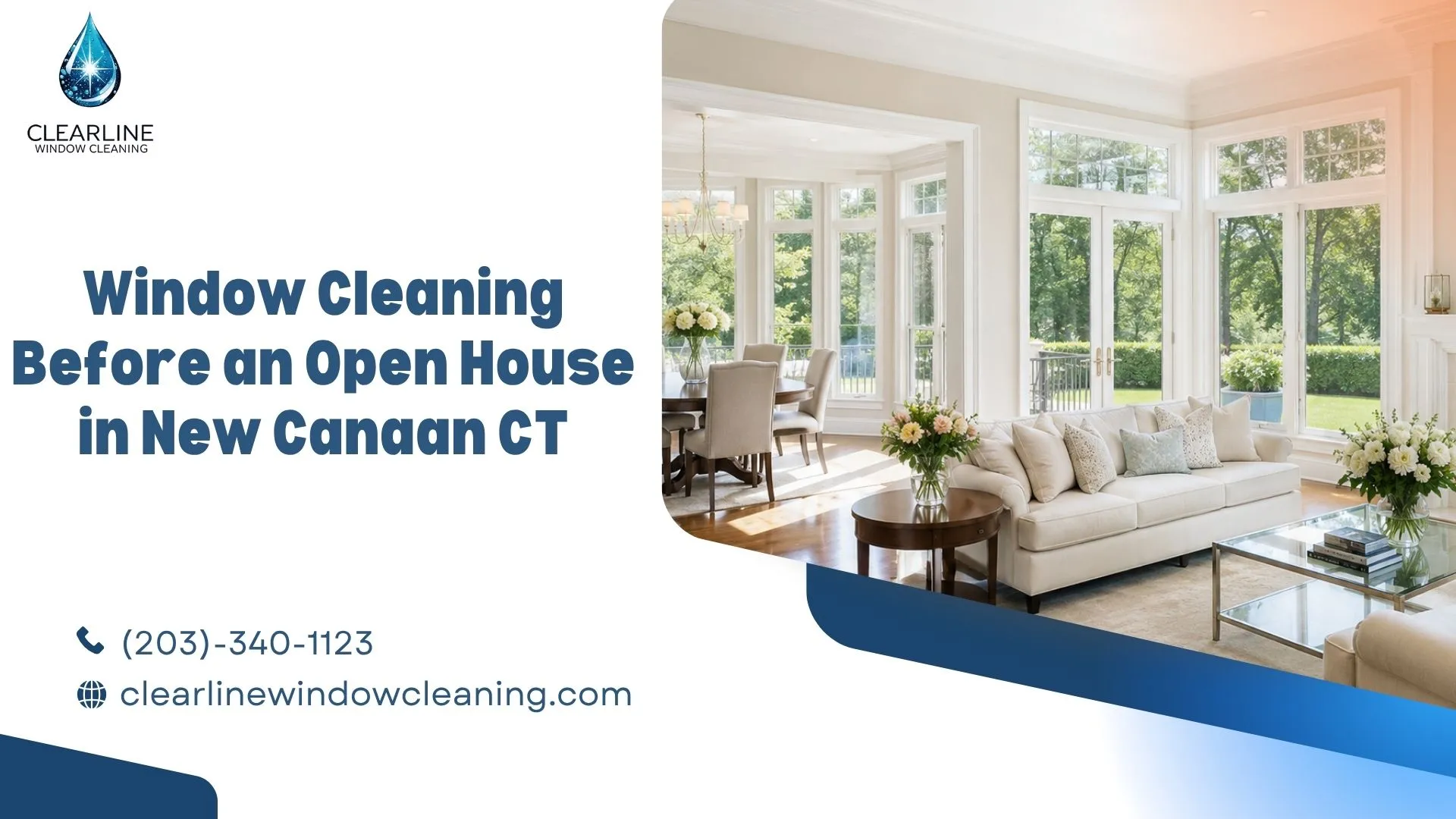 Window Cleaning Before an Open House in New Canaan CT