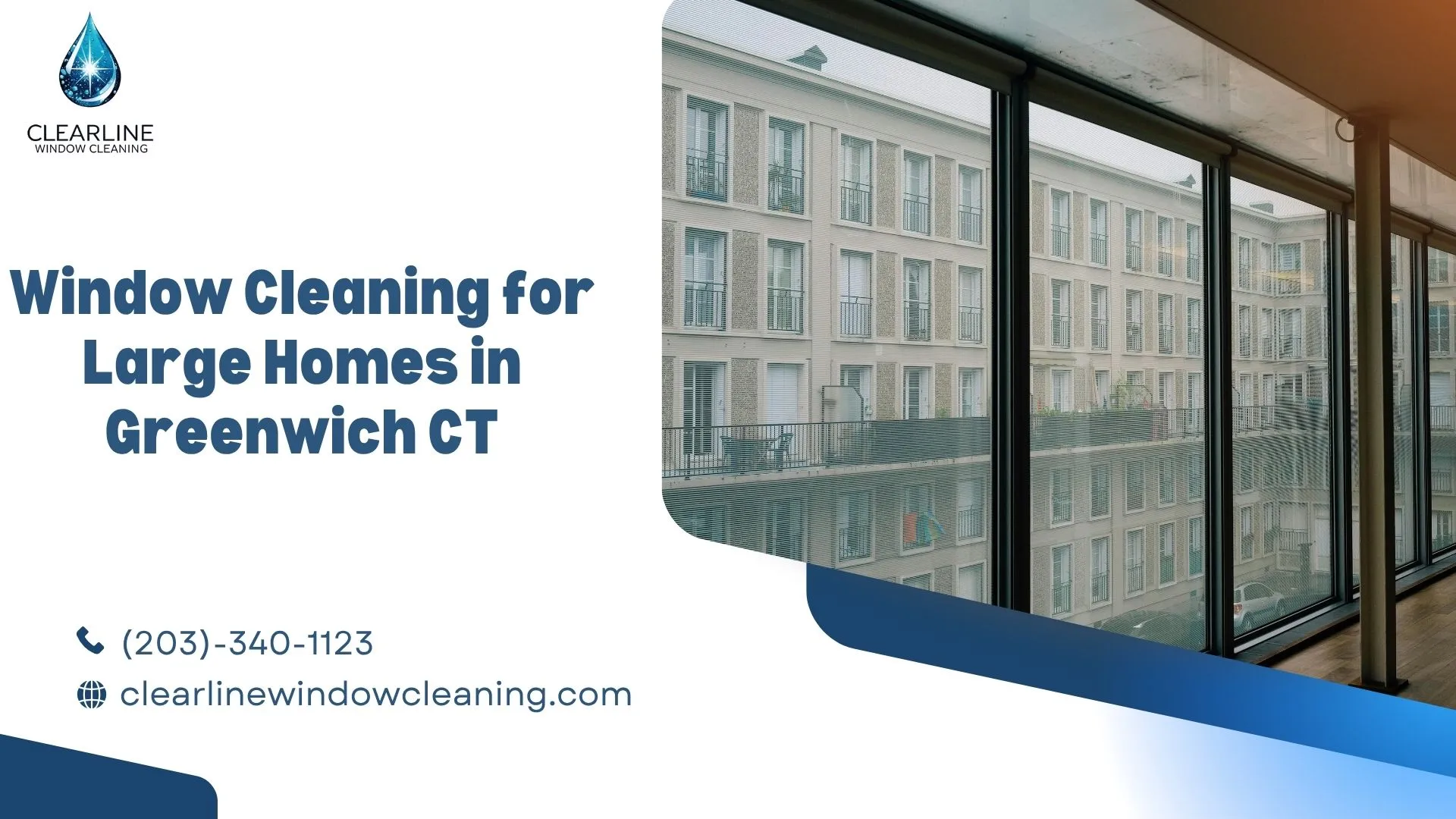 Window Cleaning for Large Homes in Greenwich CT