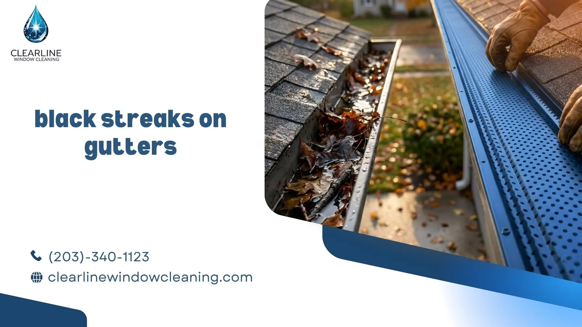 black streaks on gutters